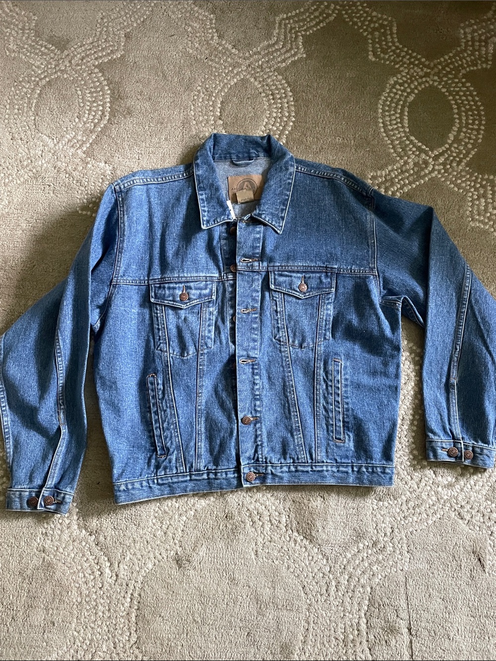 Arizona Jean Company Men's Medium Blue Denim Jacket